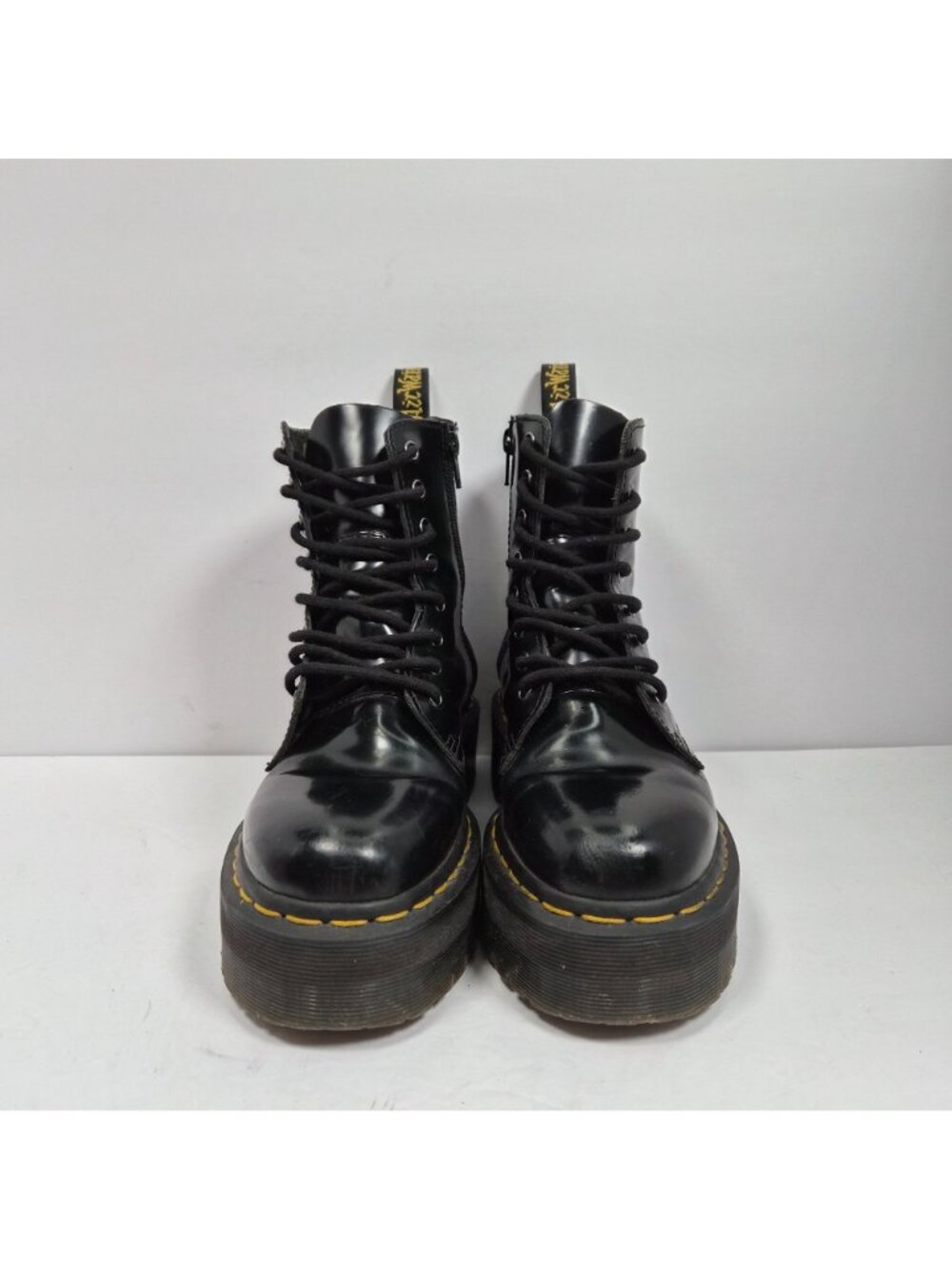 Dr. Martens Jadon Women's Black Platform Boots US Size 6 - Picture 3 of 12